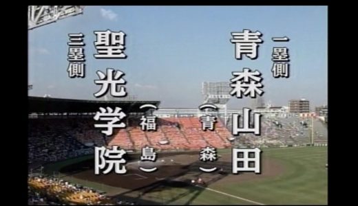 高校野球　聖光学院vs青森山田　フル　2007年　第89回選手権大会　2回戦