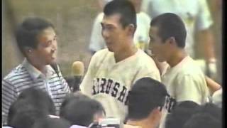 1988年全国高校野球 広島商業校歌、インタビュー