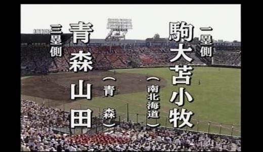 高校野球　駒大苫小牧vs青森山田　 2006年夏甲子園３回戦　第88回大会