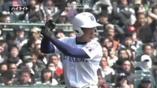 【センバツ・高校野球】　白鴎大足利vs東陵　ハイライト