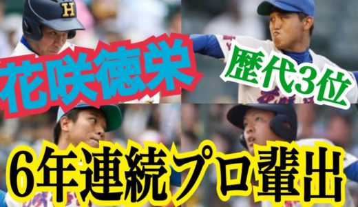 【高校野球】 花咲徳栄 6年連続プロ輩出したメンバーまとめ