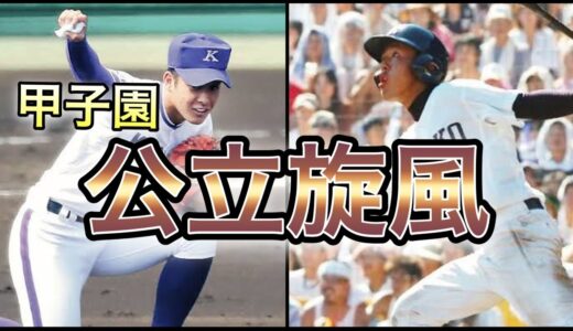 【高校野球】日本中が熱狂‼︎甲子園常連校を次々と撃破した公立高校3選