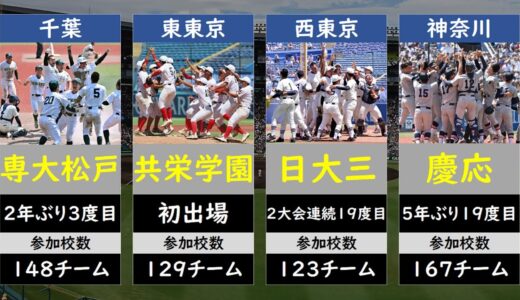 【2023】夏の甲子園出場校一覧【高校野球・選手権】
